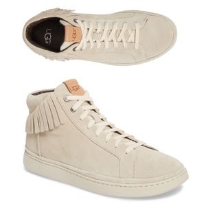 UGG Brecken Fringe High-Top Sneaker